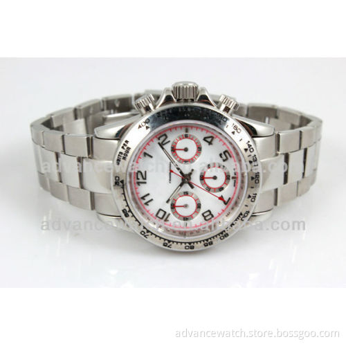 Alibaba China multifunction stainless steel watch man watch